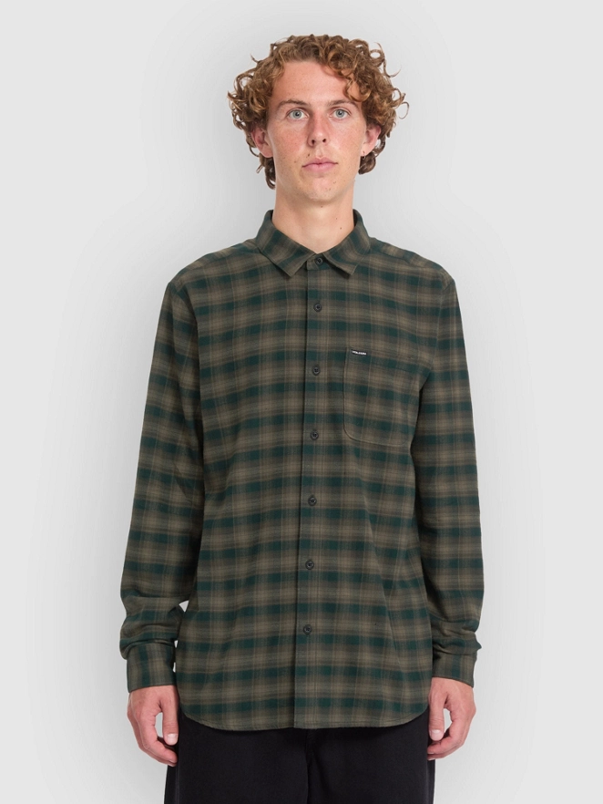 Camisa Volcom Caden Plaid Verde