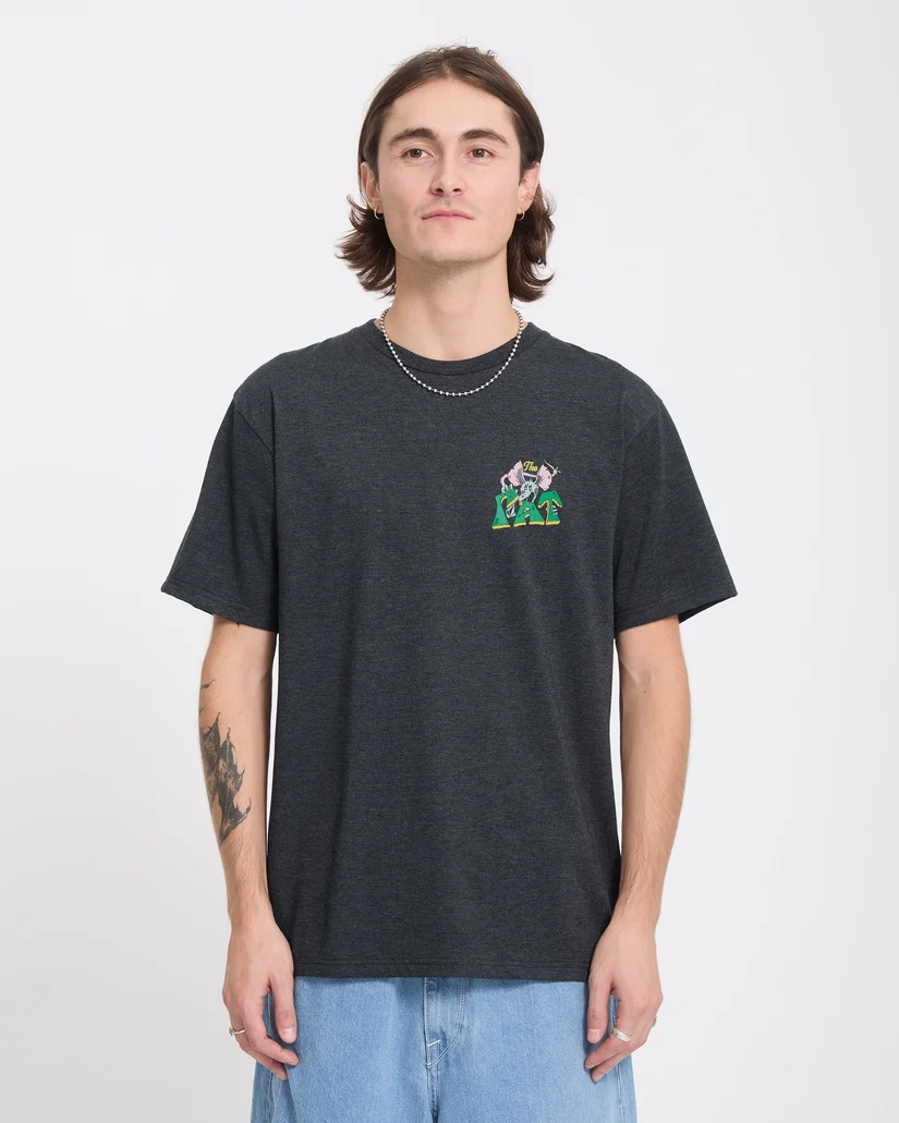 Camiseta Volcom Tipsy Rat Negra - Imagen 2