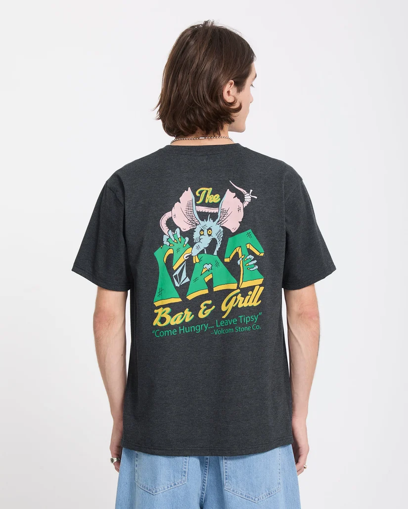 Camiseta Volcom Tipsy Rat Negra
