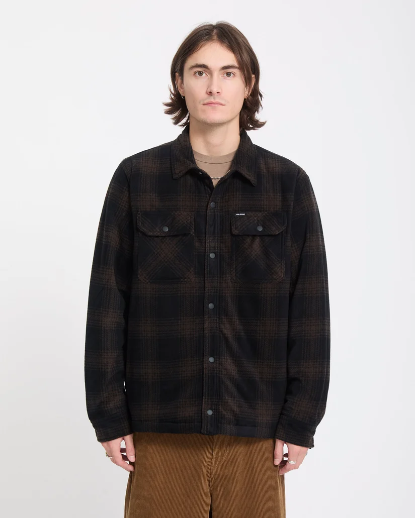 Cazadora Volcom Bowered Fleece Marrón