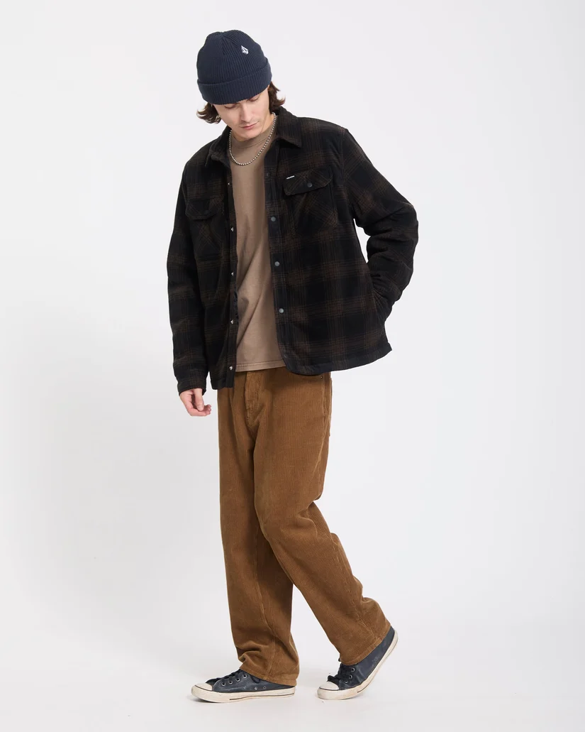 Cazadora Volcom Bowered Fleece Marrón - Imagen 3