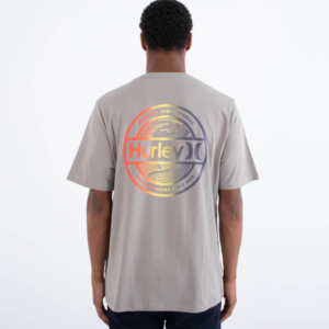 Camiseta Hurley Printing Press Plantas Gris