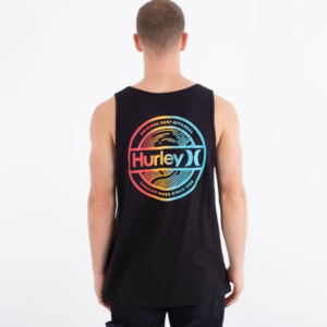 Camiseta Hurley Printing Press Plantas Negra