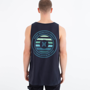 Camiseta Hurley de asillas Tank Printing Press Louis Azul