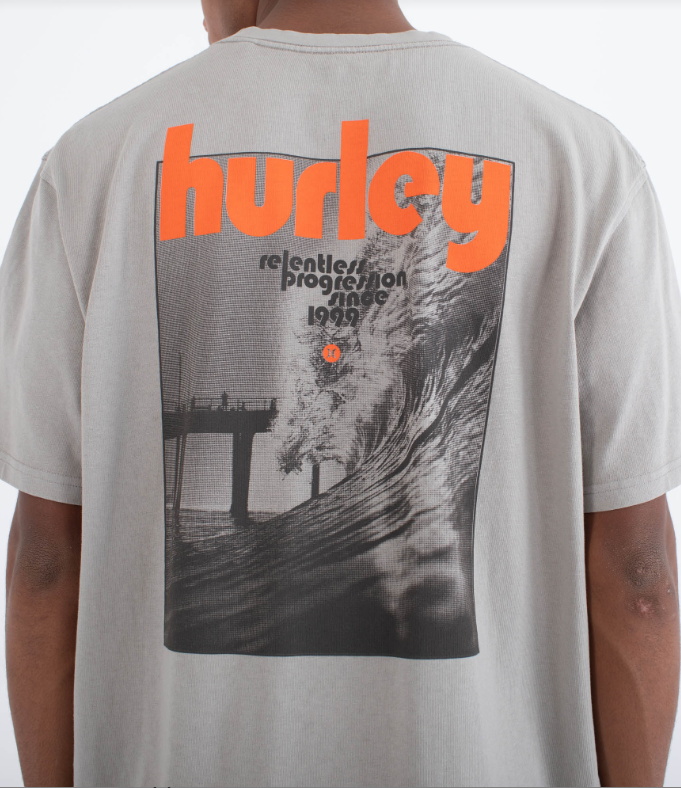 Camiseta Hurley Craft Halftone Gris - Imagen 3
