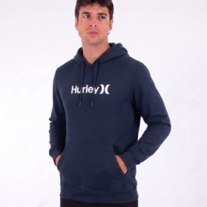 Sudadera Hurley con capucha Printing Press O&O Azul