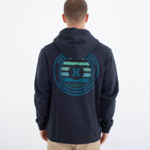 Sudadera Hurley con capucha Louis Zip Azul
