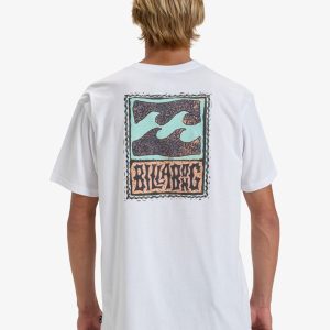 Camiseta Billabong Stamp Blanca