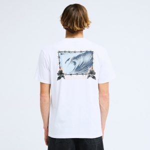 Camiseta Billabong Retro Poster Blanca