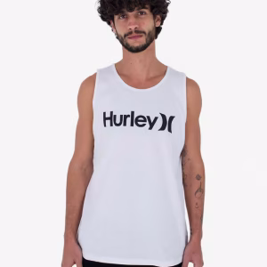 Camiseta Hurley de asillas Tank Printing Press O&O Mini Blanca