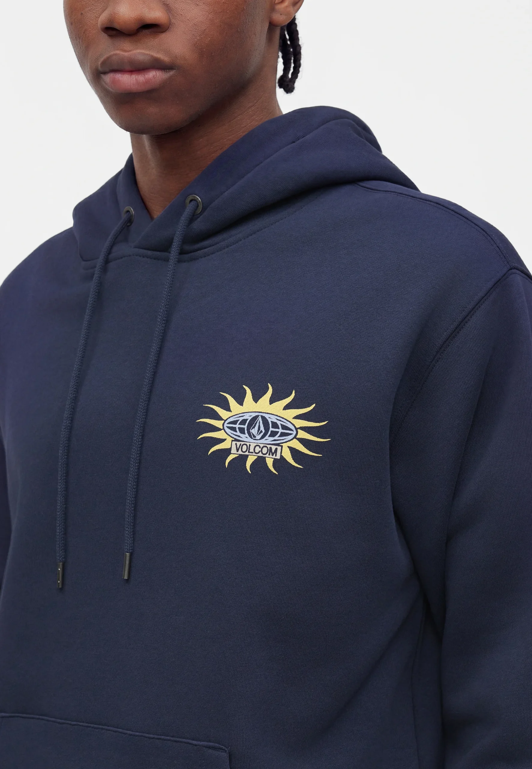 Sudadera Volcom con capucha Watanite Azul Marino - Imagen 2