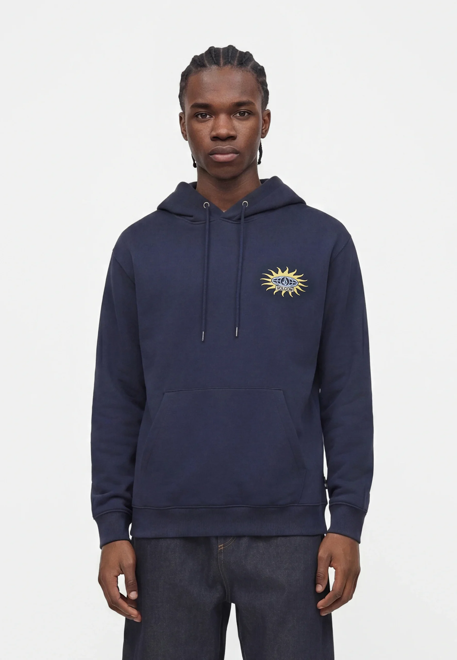 Sudadera Volcom con capucha Watanite Azul Marino - Imagen 3