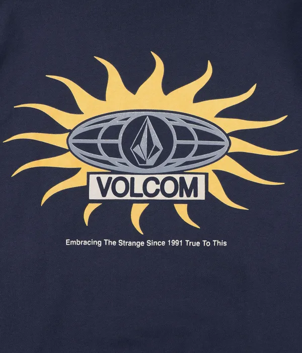 Sudadera Volcom con capucha Watanite Azul Marino - Imagen 4