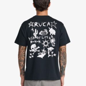 Camiseta Rvca Dani Miller Hard Way Negra
