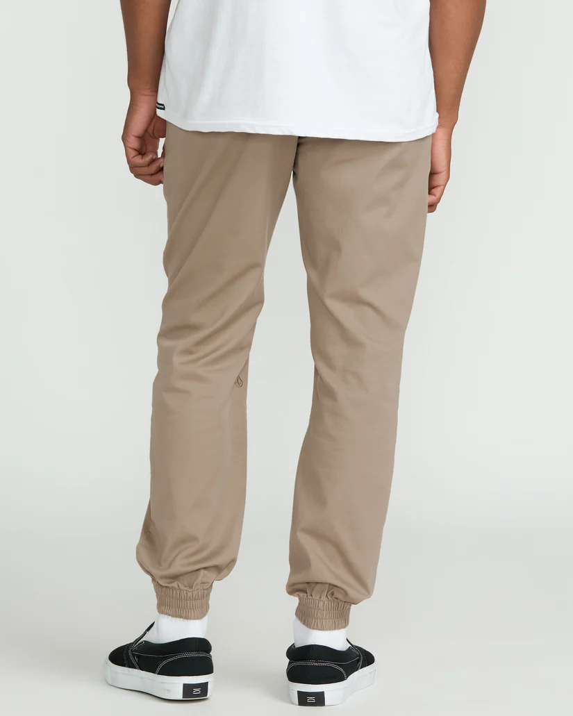 Pantalón Volcom Jogger Slim Frickin Khaki - Imagen 6