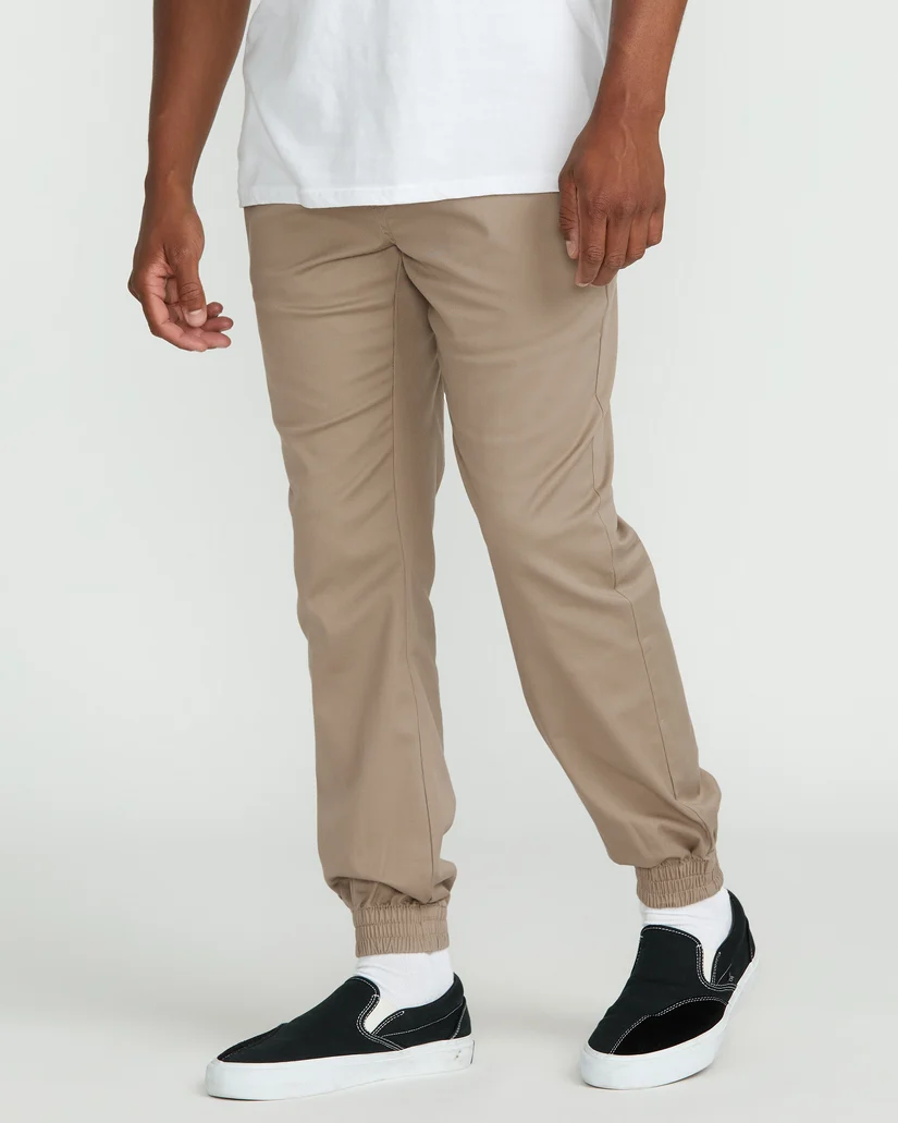 Pantalón Volcom Jogger Slim Frickin Khaki - Imagen 2