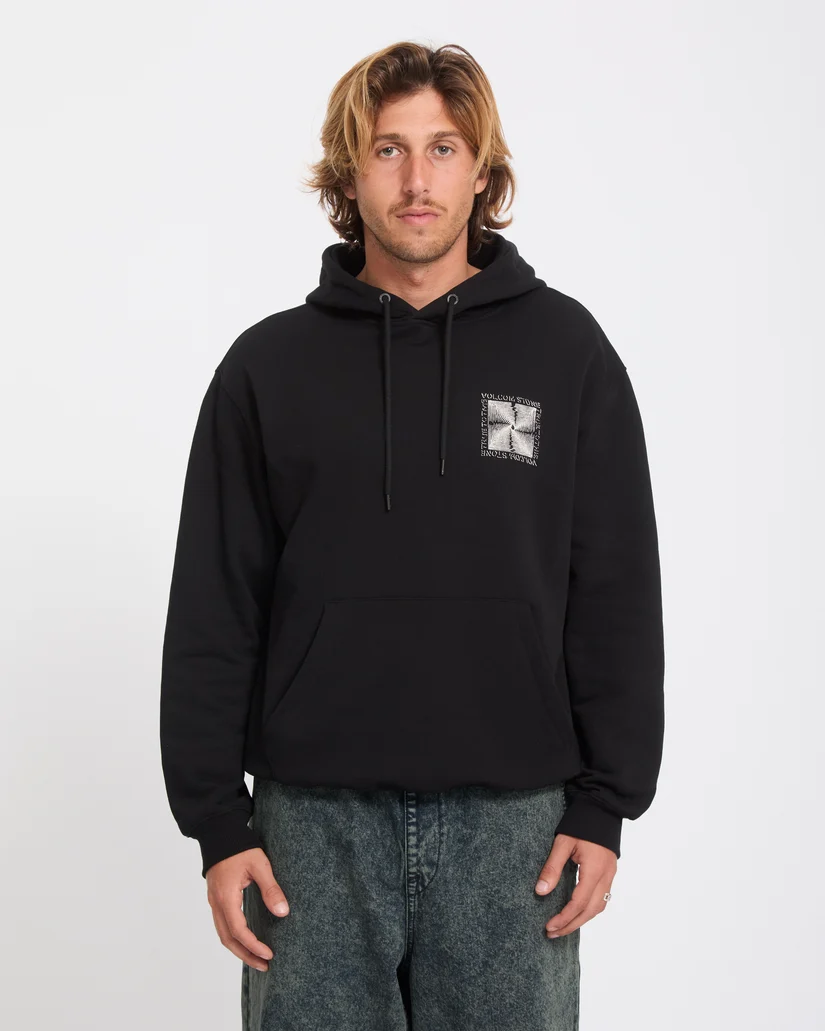Sudadera Volcom con capucha Watanite Negra - Imagen 2
