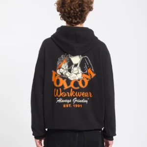 Sudadera Volcom con capucha Always Grinding Negra