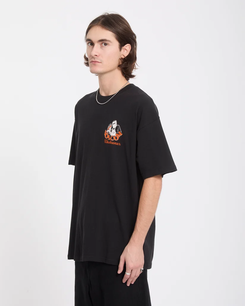 Camiseta Volcom Always Grinding Negra - Imagen 2