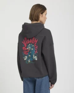 Sudadera Volcom con capucha Radical Daze Up Negra