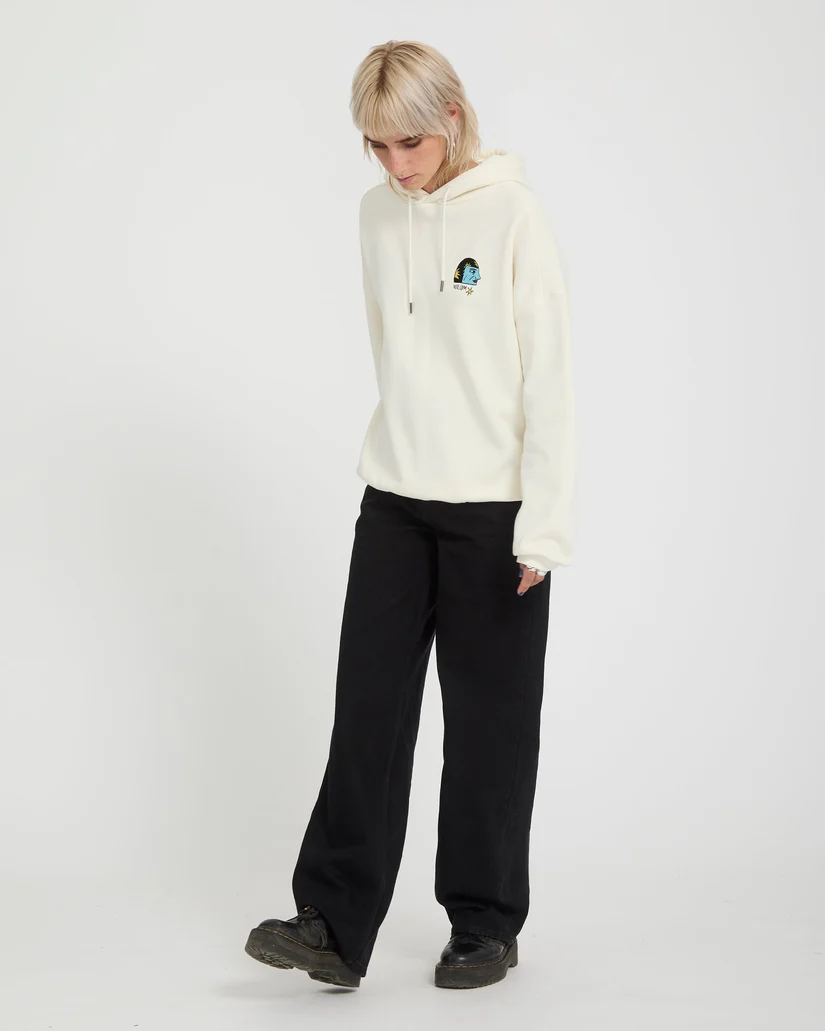Sudadera Volcom con capucha Radical Daze Up Blanca - Imagen 4