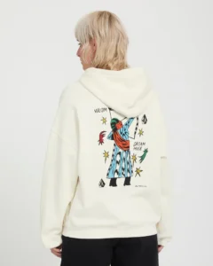 Sudadera Volcom con capucha Radical Daze Up Blanca