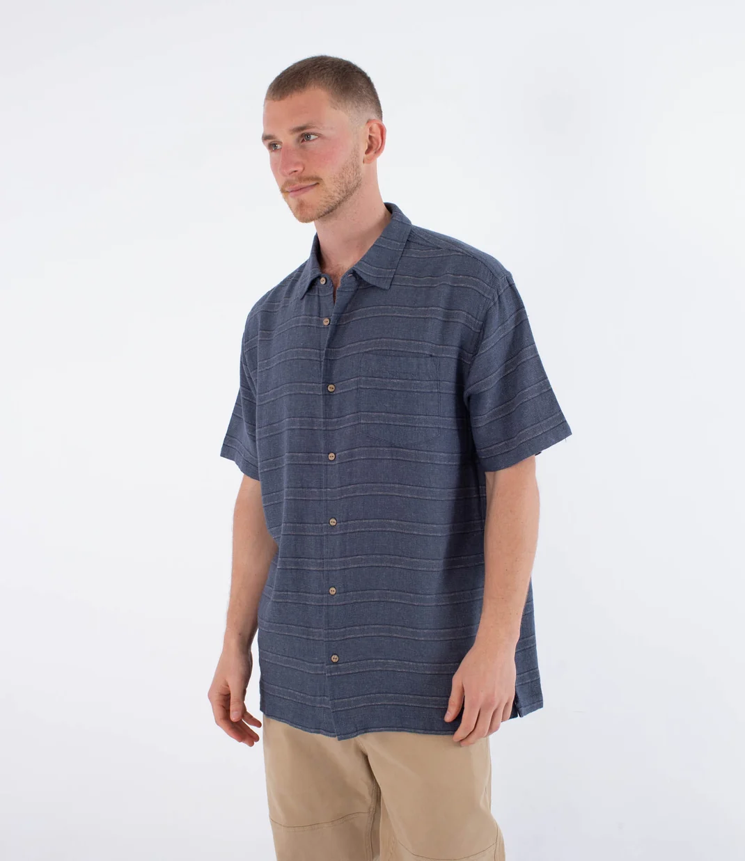 Camisa Hurley Oceanside Azul - Imagen 2