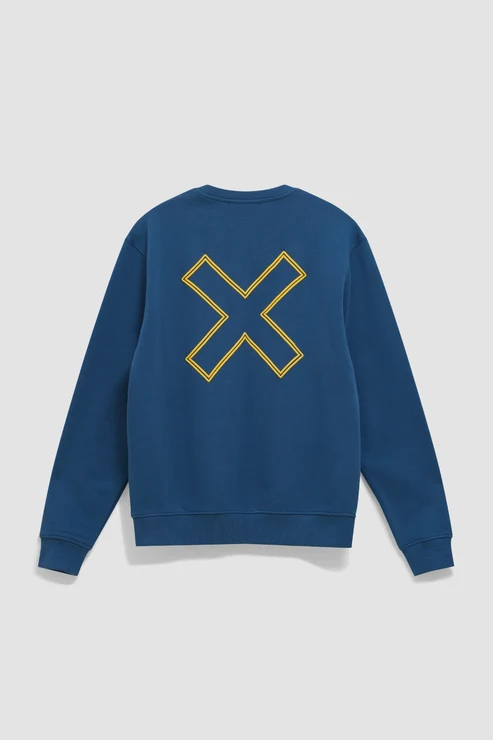 Sudadera Blue Banana Unisex Reef Azul Indigo - Imagen 3