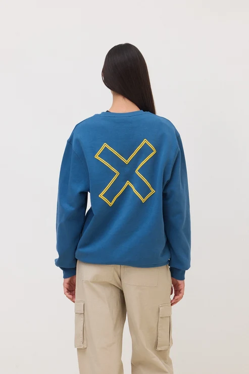 Sudadera Blue Banana Unisex Reef Azul Indigo - Imagen 4