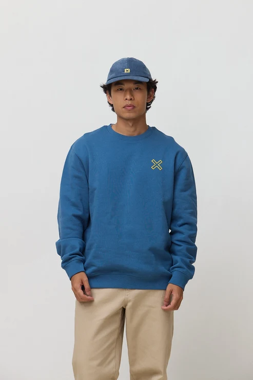 Sudadera Blue Banana Unisex Reef Azul Indigo - Imagen 5