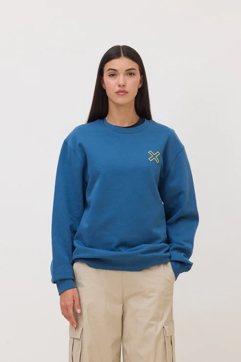 Sudadera Blue Banana Unisex Reef Azul Indigo - Imagen 6