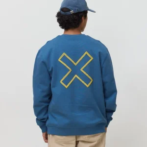 Sudadera Blue Banana Unisex Reef Azul Indigo