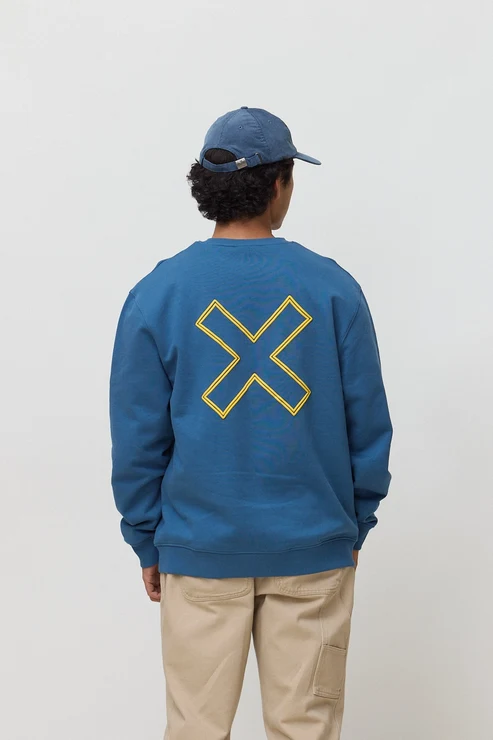 Sudadera Blue Banana Unisex Reef Azul Indigo
