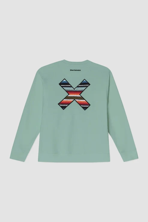 Sudadera Blue Banana Unisex Classic Verde - Imagen 6