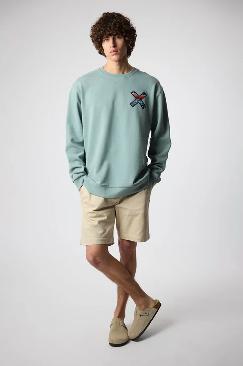 Sudadera Blue Banana Unisex Classic Verde - Imagen 4