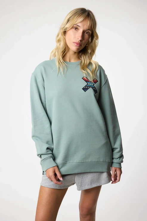Sudadera Blue Banana Unisex Classic Verde - Imagen 2