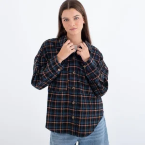 Chaqueta Hurley de franela Brave Azul