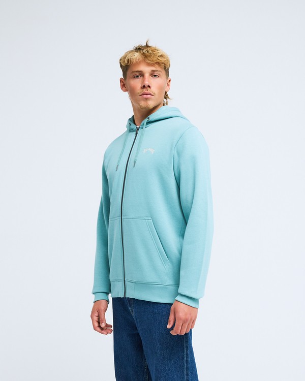 Sudadera Billabong Arch Verde Agua - Imagen 4