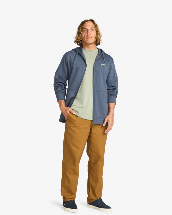 Sudadera Billabong Arch Azul - Imagen 5