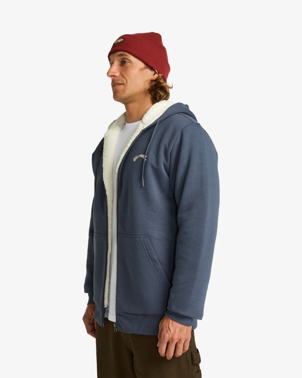 Sudadera Billabong Sherpa Azul - Imagen 6
