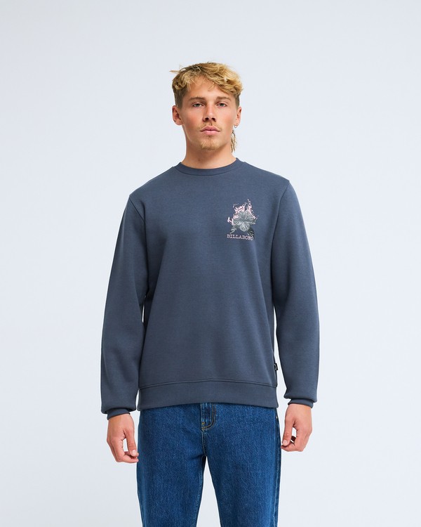 Sudadera Billabong Foundation Azul Marina - Imagen 2