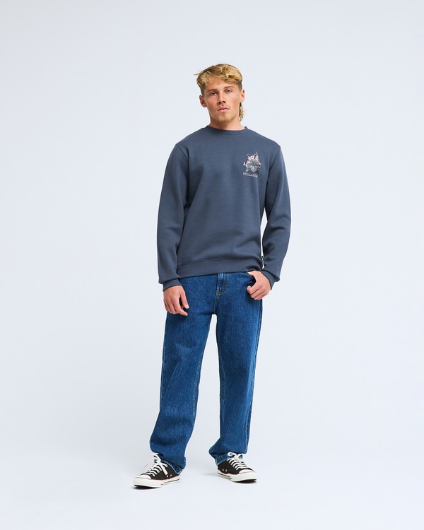 Sudadera Billabong Foundation Azul Marina - Imagen 3