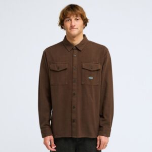 Camisa Billabong Del Mar Flannel Marrón
