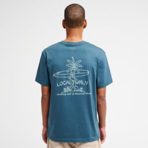 Camiseta Rvca Mad Local Azul