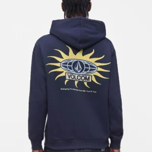 Sudadera Volcom con capucha Watanite Azul Marino