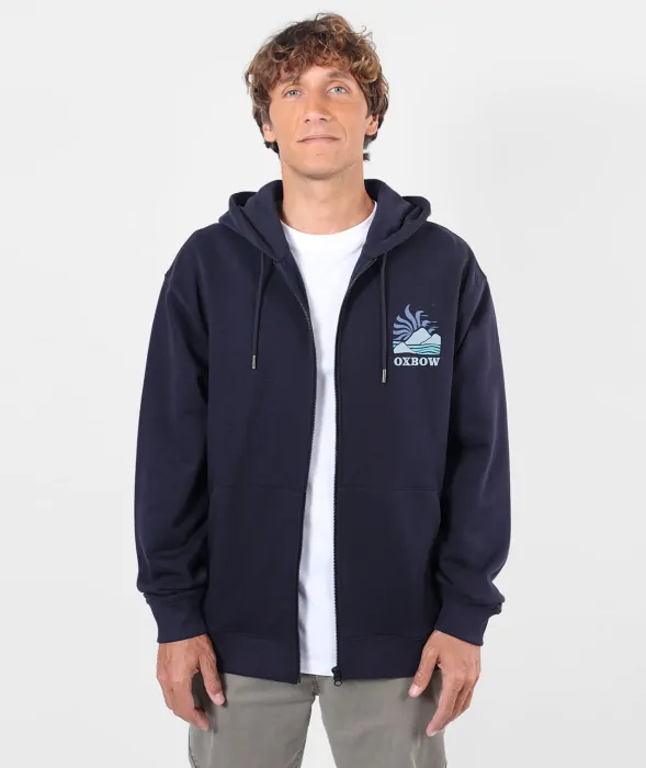 Sudadera Oxbow Unfading Azul Marino - Imagen 2