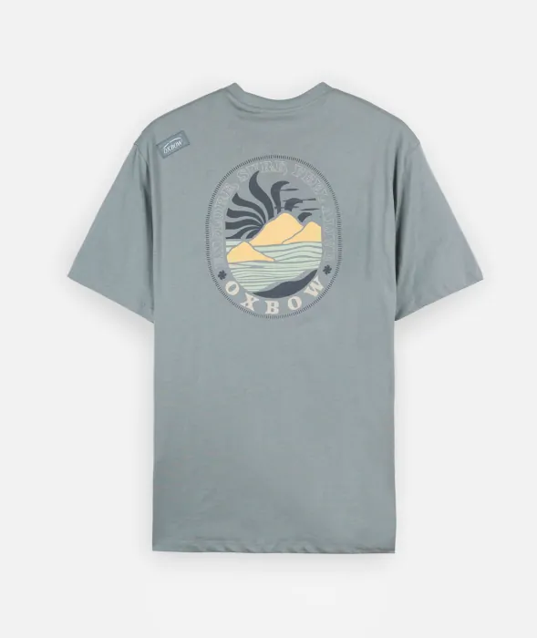 Camiseta Oxbow Unfading Azul - Imagen 5