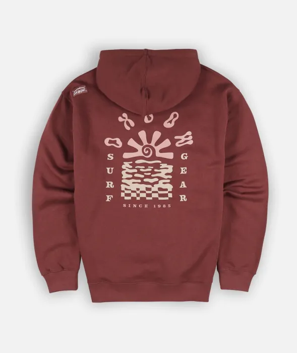 Sudadera Oxbow Stoked Granate - Imagen 6
