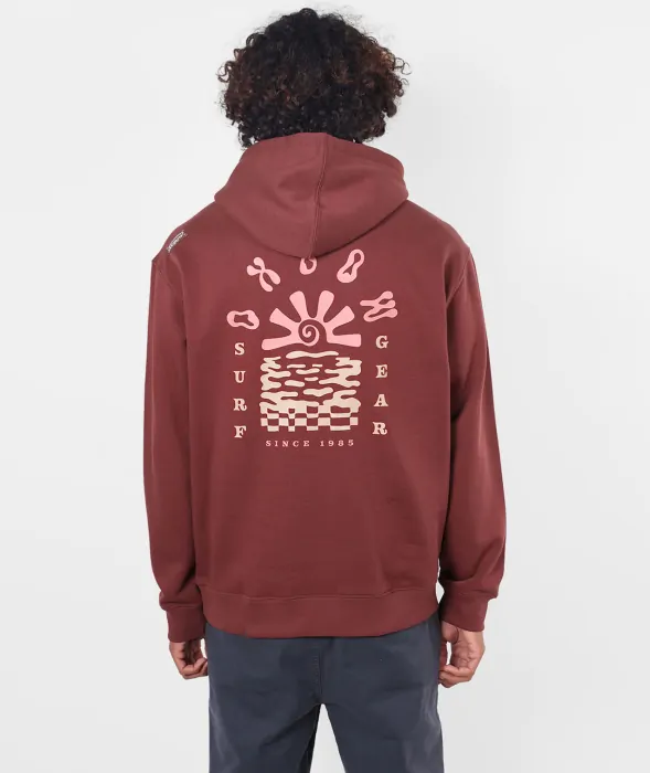 Sudadera Oxbow Stoked Granate