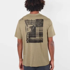 Camiseta Oxbow Collage Marrón